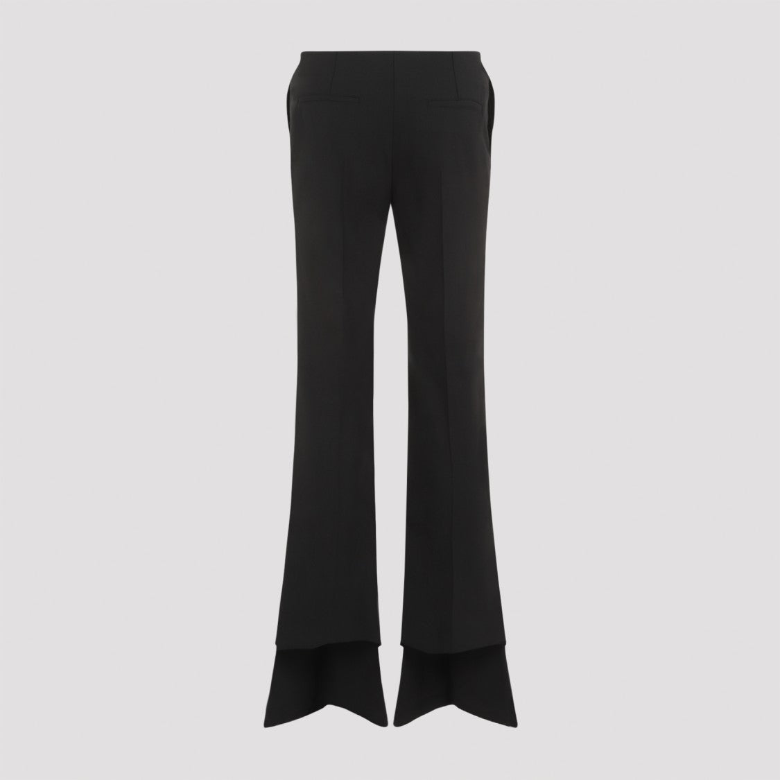 Chloé Flared Trousers With Virgin Wool Blend And Cut
