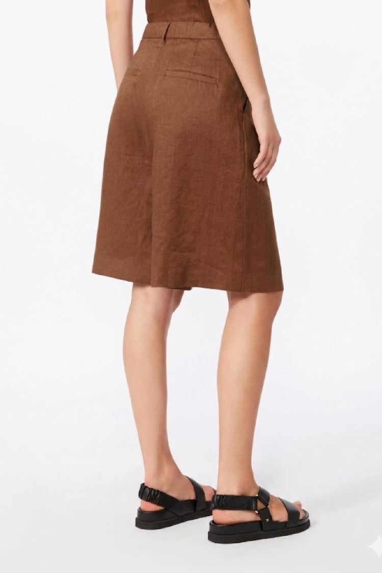 Max Mara Tailored High-Waist Shorts With Pleats And Pockets