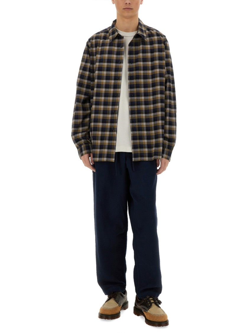 Ymc "Bb" Relaxed Fit Plaid Shirt