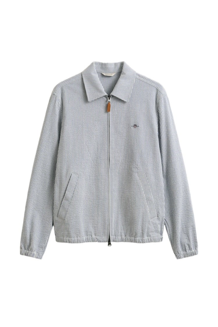 Gant Lightweight Cotton Seersucker Unlined Windcheater Jacket
