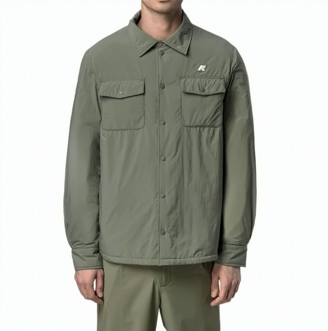 K-Way Umbert Plain Quilted Shirt Jacket