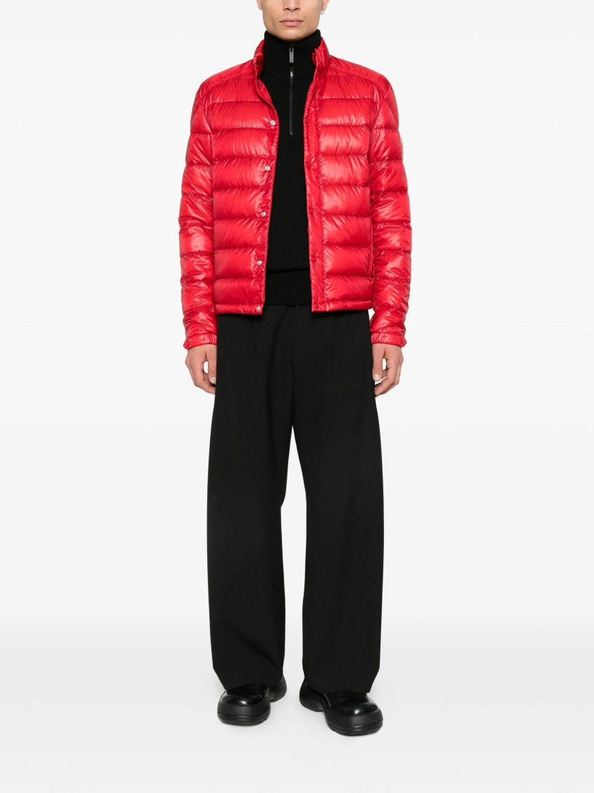 Moncler Red Selves Giubbotto Quilted Puffer Jacket