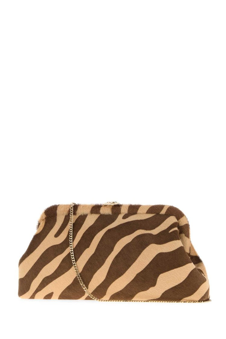 Jimmy Choo Printed Calf Hair Skylar Clutch