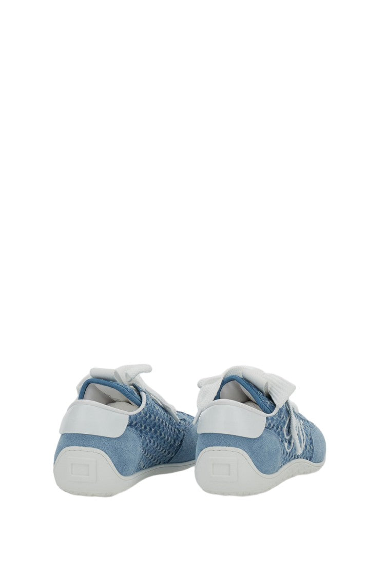 Roger Vivier Low-Profile Blue Sneakers