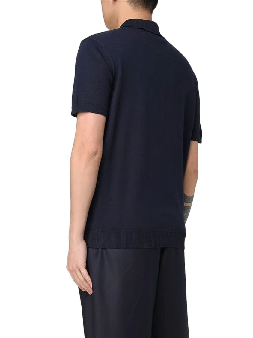 A.P.C. Short-Sleeved Polo Shirt With Classic Collar