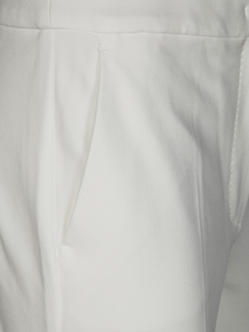 Max Mara Straight-Leg Tailored Pants With Structured Waistband