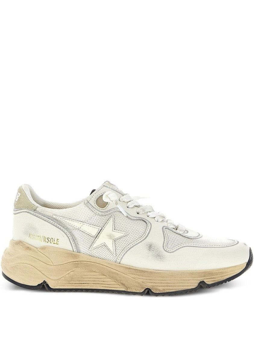 Golden Goose White Sneakers With Signature Star Patch