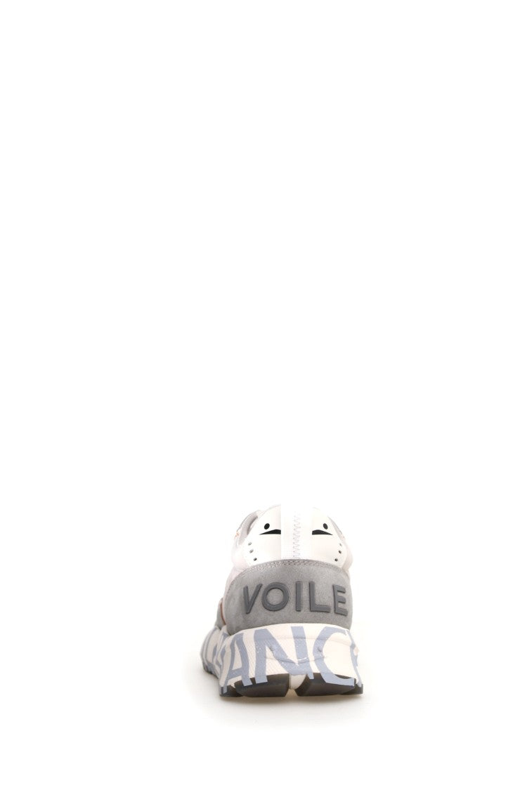 Voile Blanche Grey Suede Technical Notched Sole Sneakers