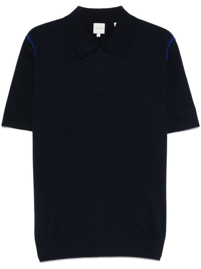 Paul Smith Navy Blue Short-Sleeved Sweater