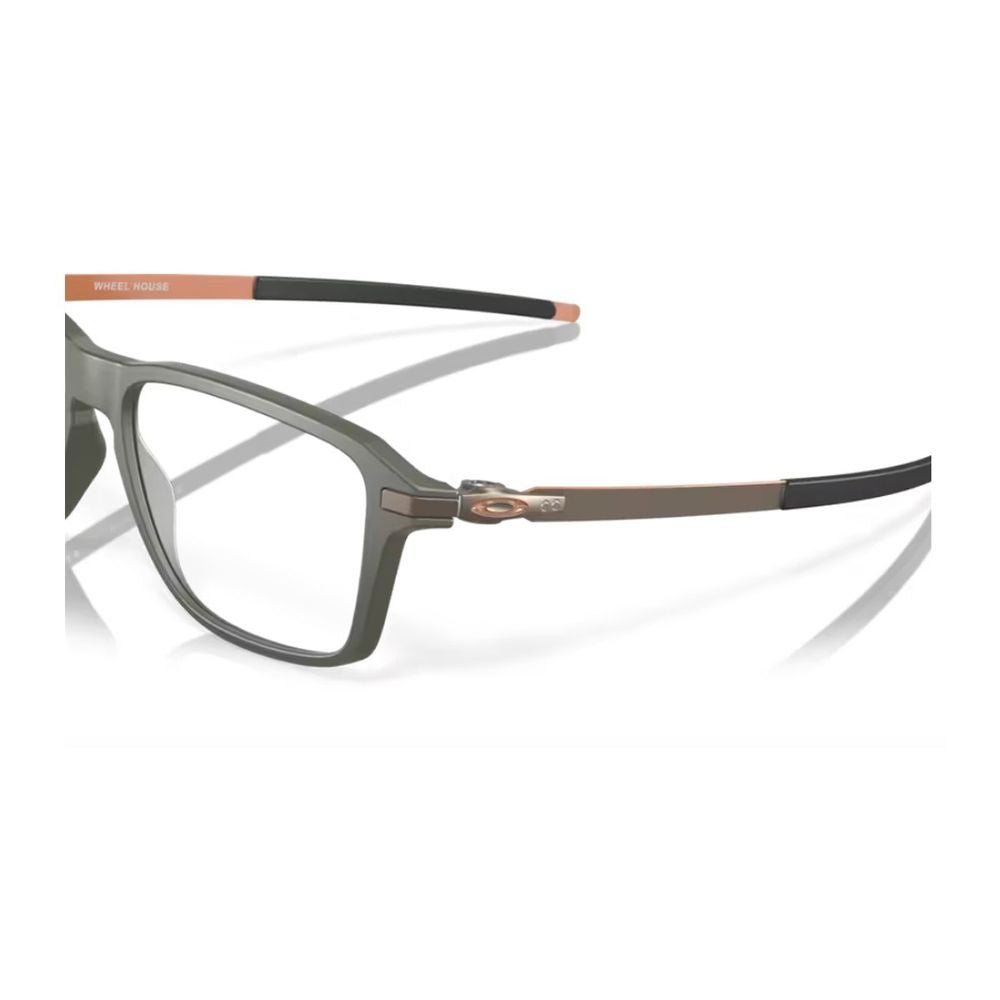 Oakley Ox8166 - Wheel House Matte Olive-Green Square O Matter Frame Eyeglasses