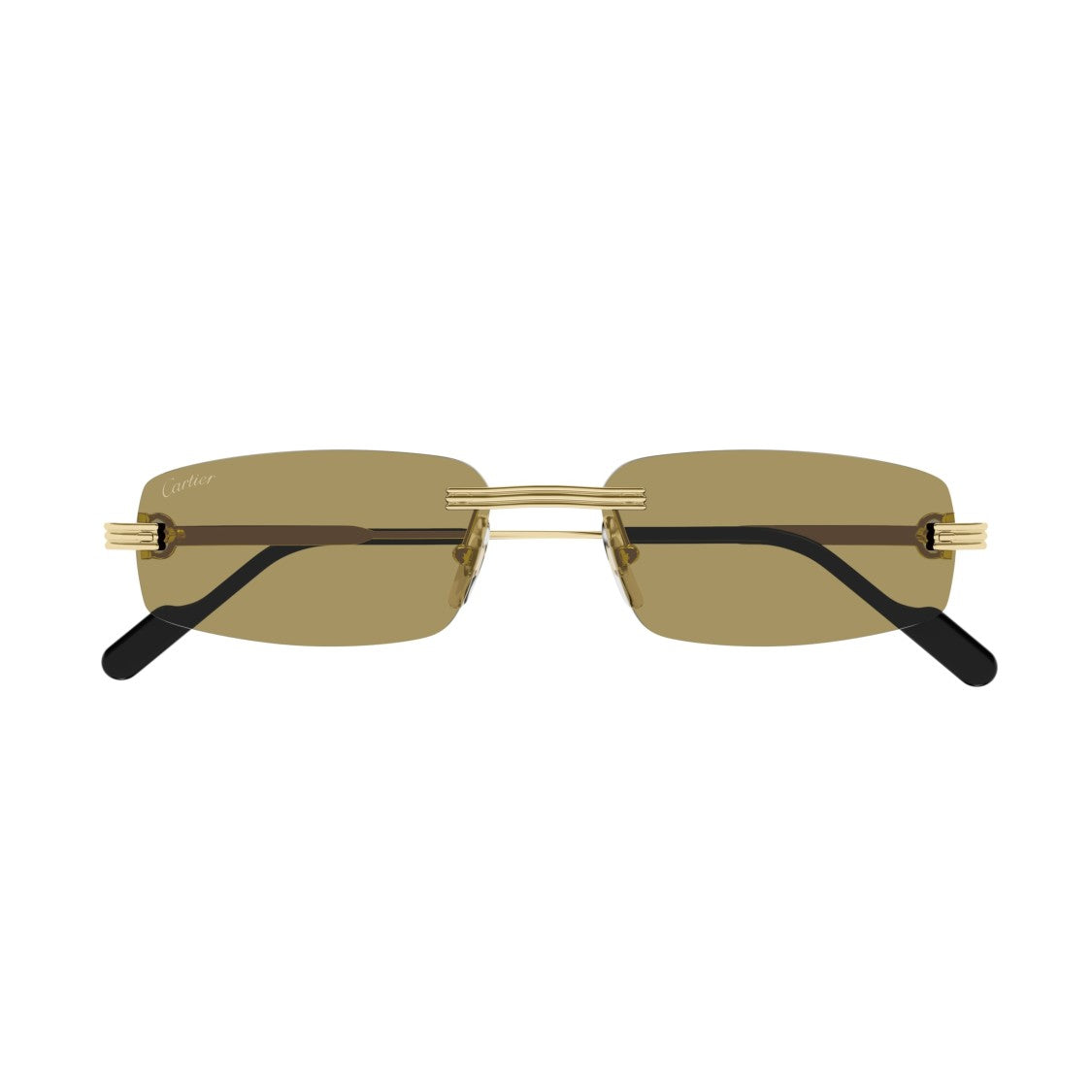 Cartier Ct0535s Rimless Rectangular Sunglasses