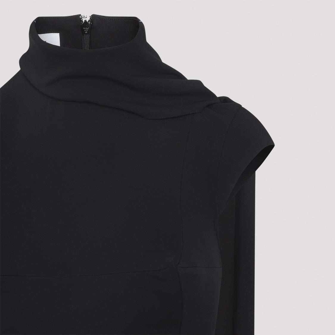 Jean Paul Gaultier Black Jersey Dress With Cups