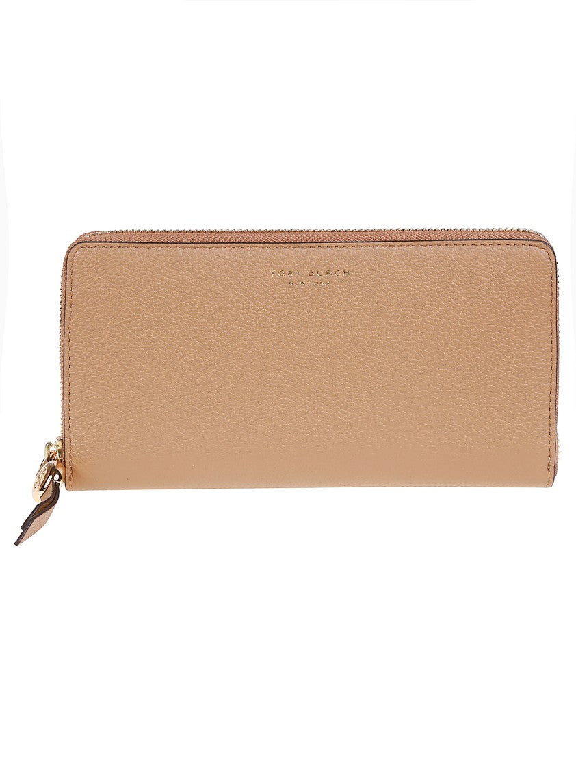 Tory Burch Romy Textured Zip Leather Wallet