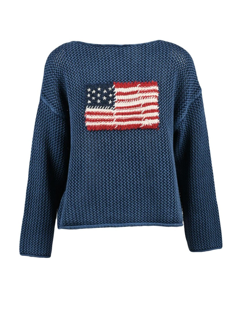 Polo Ralph Lauren Blue Cotton Tricot Knit