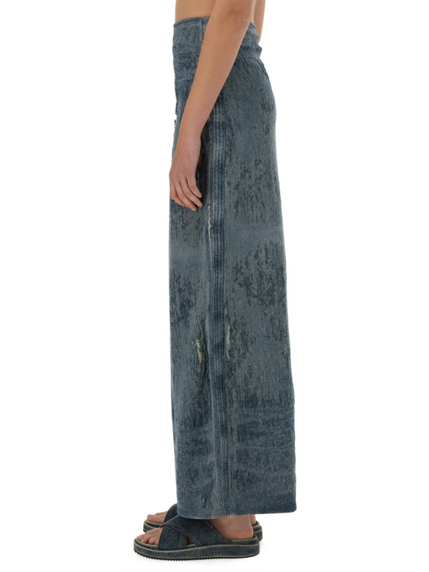 Diesel "De-Megan-Fsg" Long Skirt