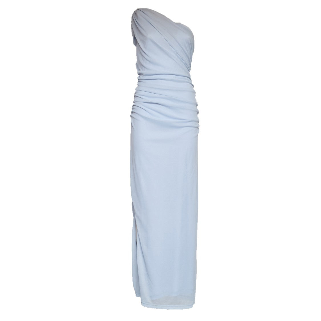 Rotate Ninkana Asymmetric Draped One Shoulder Dress