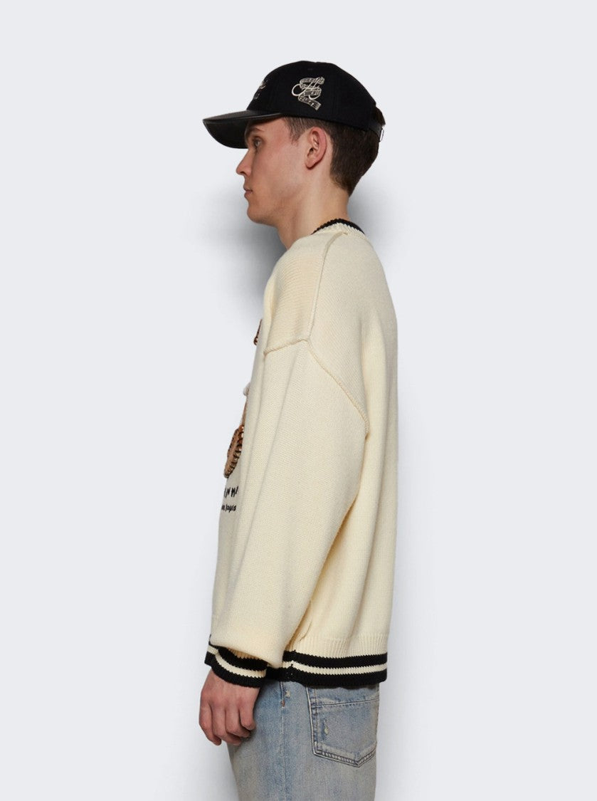 Palm Angels Bear In Mind Sweater - Off White