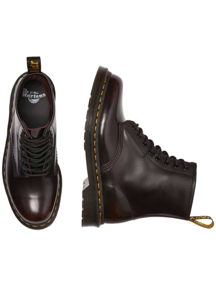 Dr. Martens 1460 Polished Leather Yellow-Stitch Boots