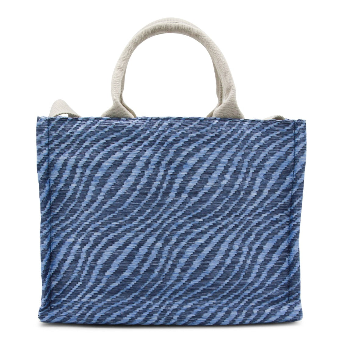 Marni Blue Patterned Tote Bag