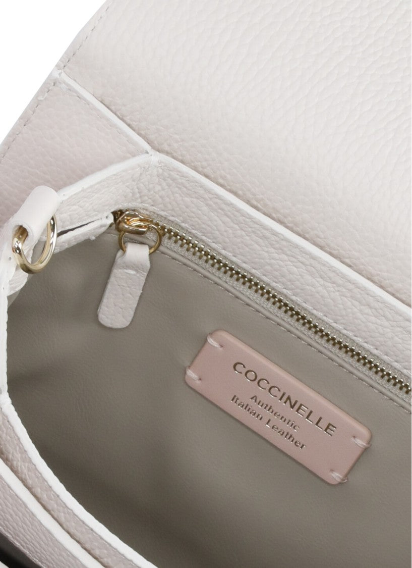 Coccinelle White C-Me Shoulder Bag