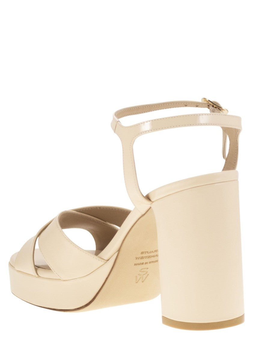 Stuart Weitzman Dayna - Leather Platform Sandal