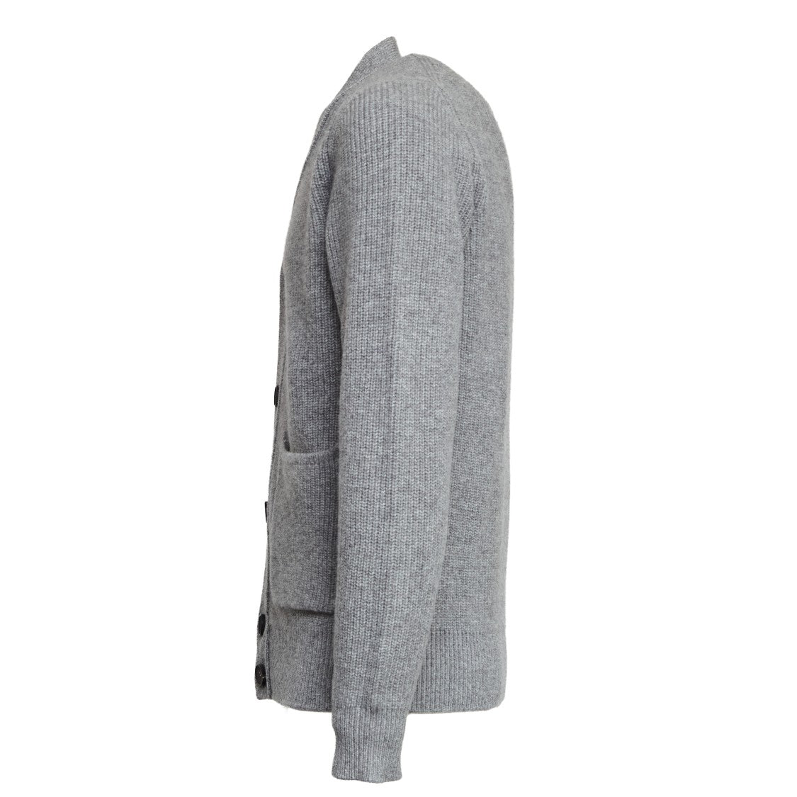 Filippo De Laurentiis English Rib Knit Cardigan With V-Neck