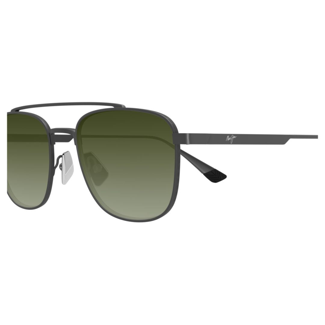 Maui Jim Kahana Rectangular Gradient Tint Sunglasses With Double Bridge Design