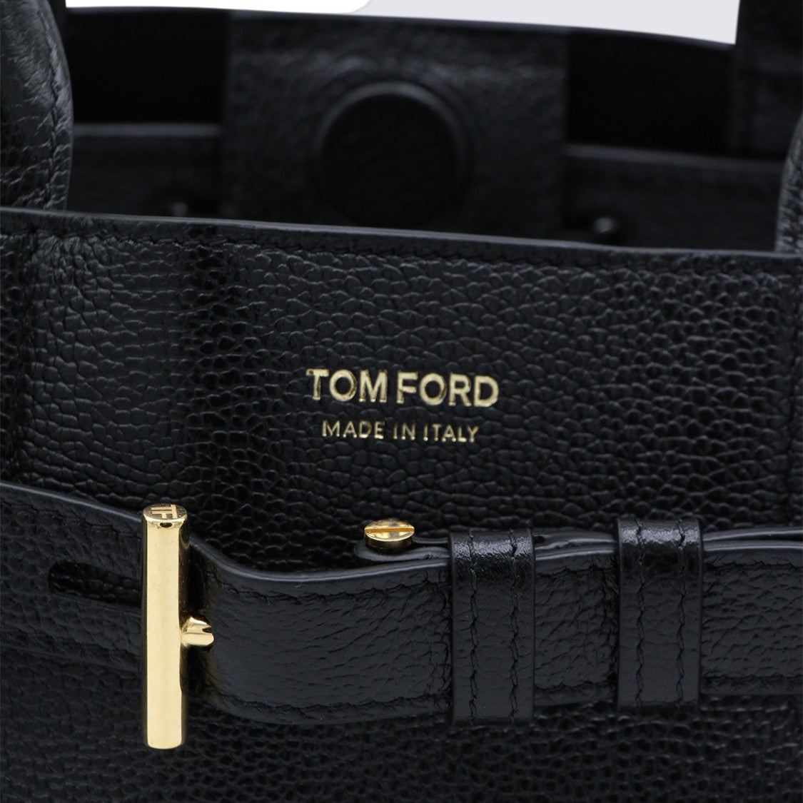 Tom Ford Structured Black Handbag With Timeless Design