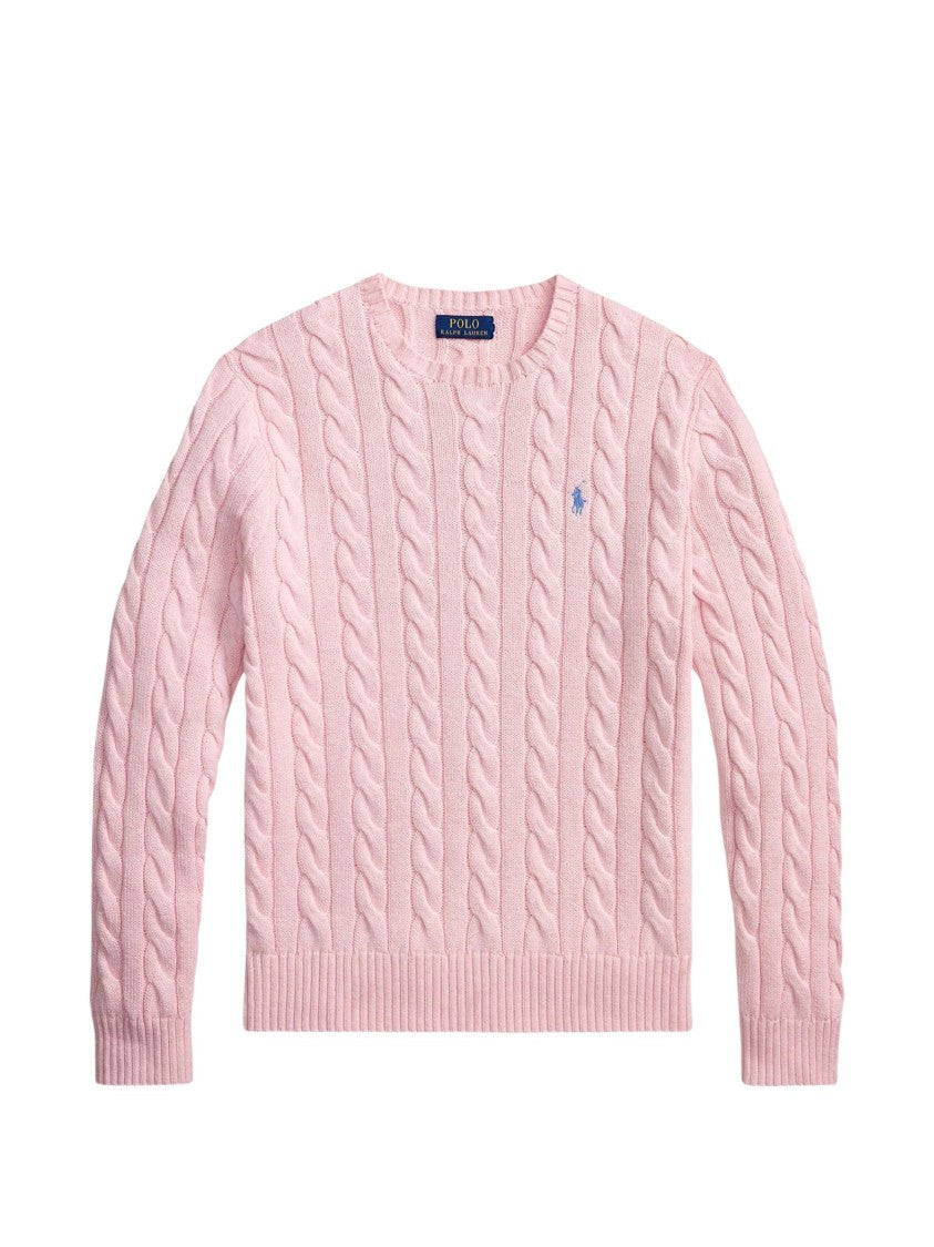 Polo Ralph Lauren Cable-Knit Embroidered Logo Sweater