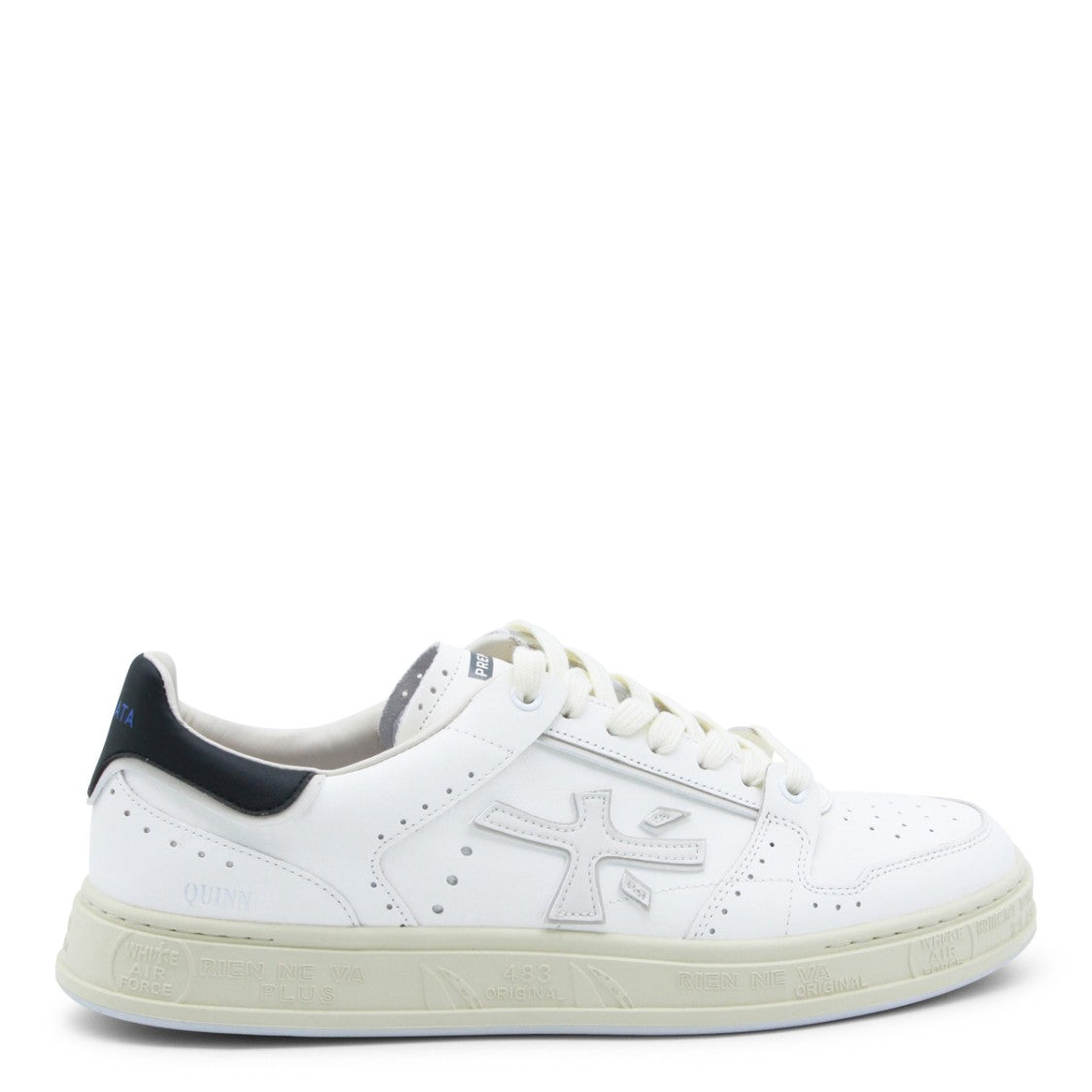 Premiata White Leather Quinn Sneakers