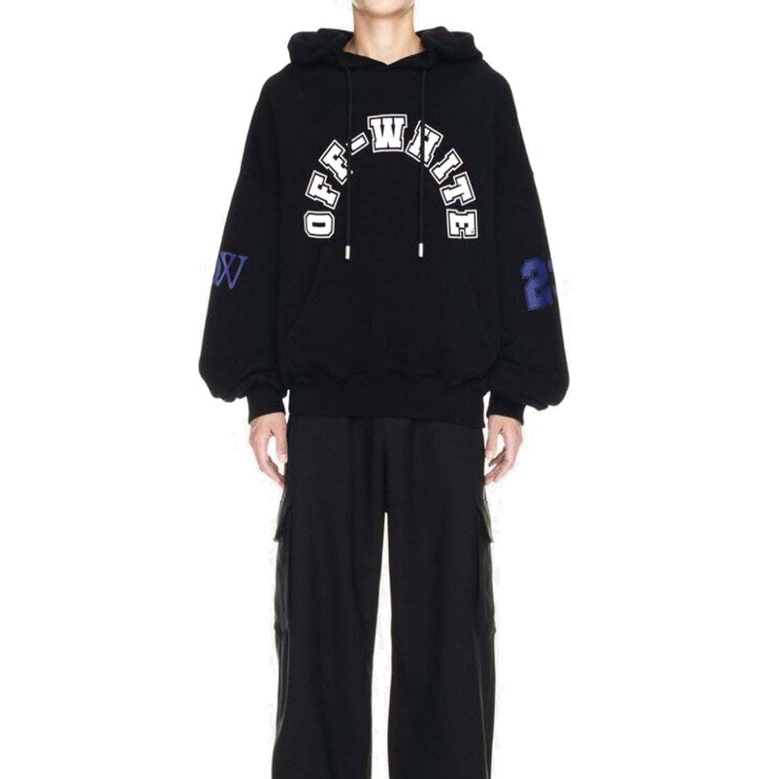 Off-White Black Hooded Sweatshirt