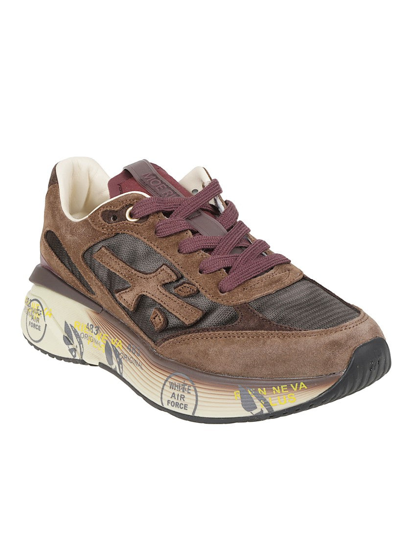 Premiata Earthy Brown Moerund Calf Leather Sneakers