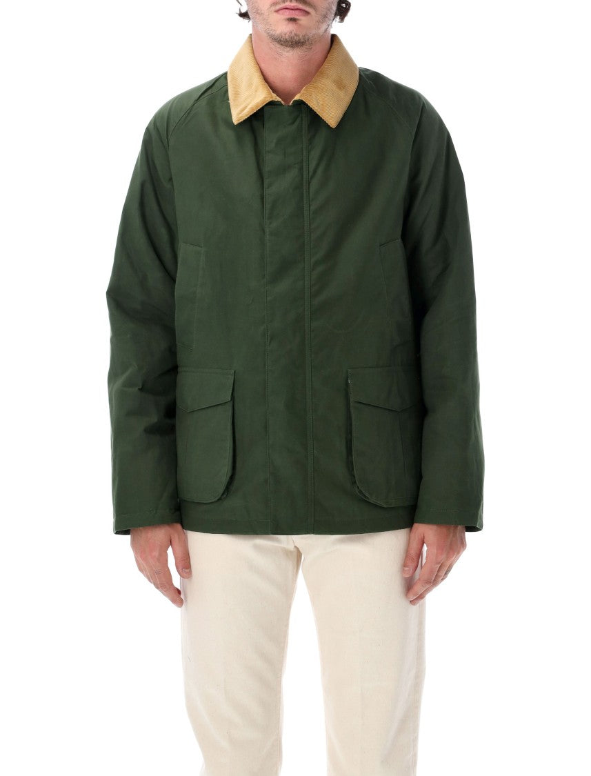 Fortela Bristol Waxed Cotton Corduroy Collar Jacket