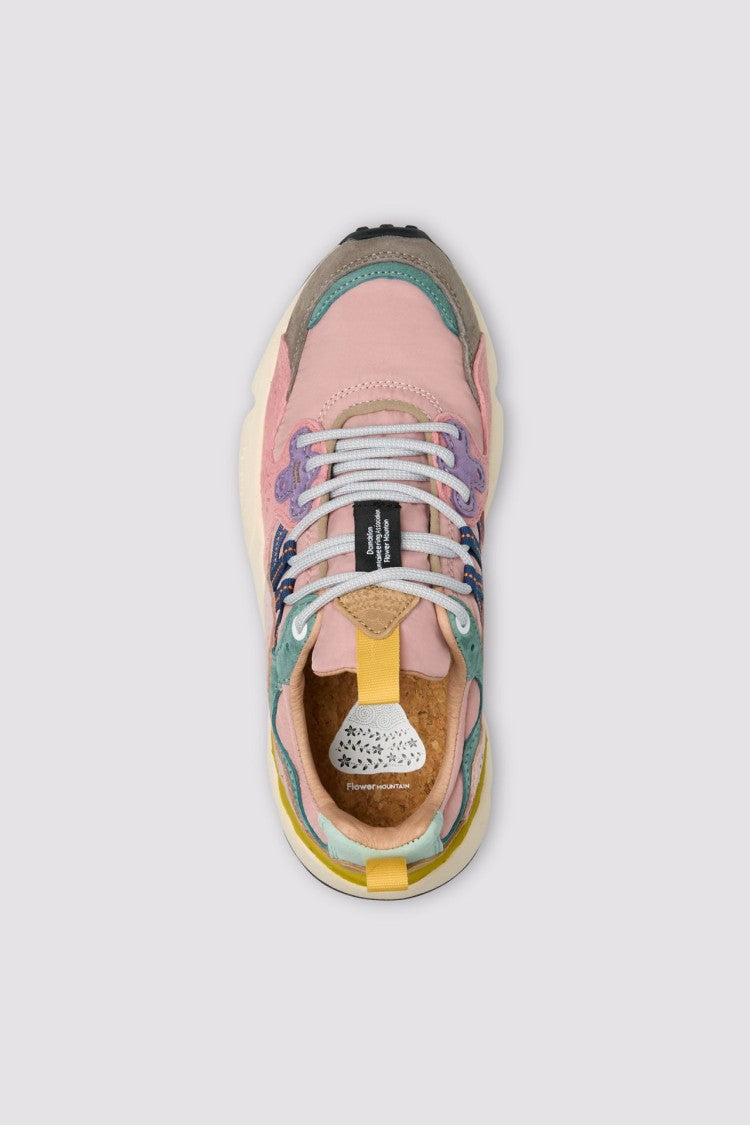 Flower Mountain Multi-Layered Sneakers With Pastel Overlays And Chunky Sole
