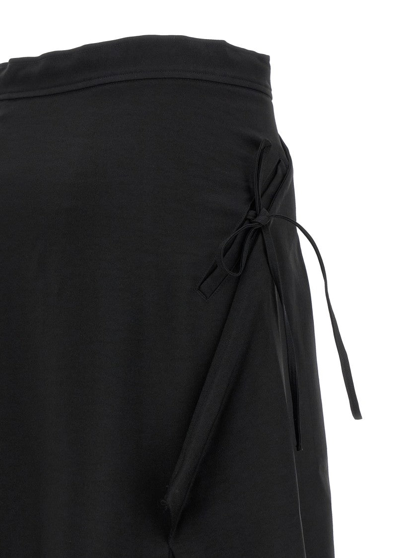 Y-3 ' Sport Uniform Raw Cut 3-Stripes' Skirt