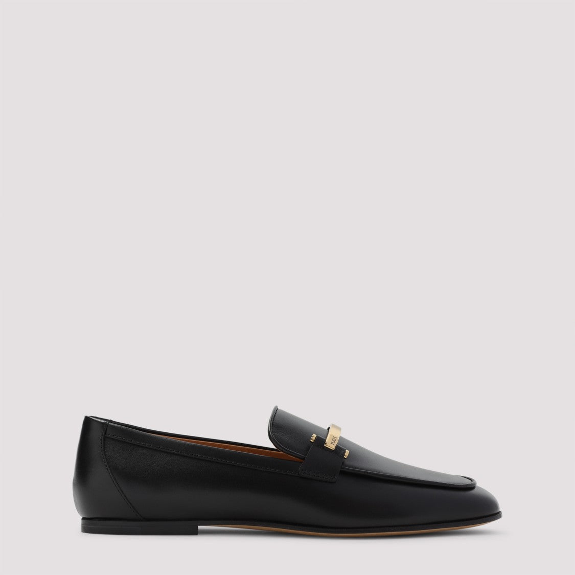 Tod's Black Leather Loafers