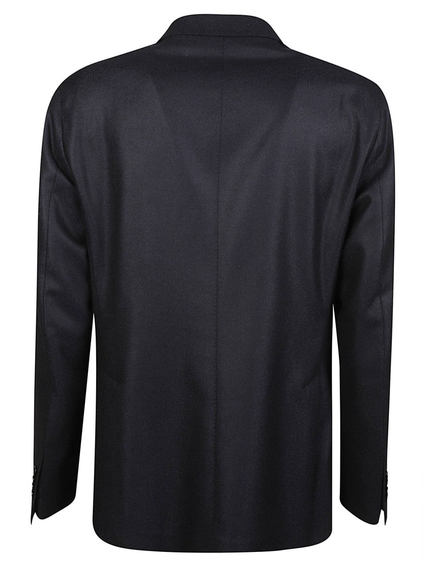 Tagliatore Montecarlo Structured Tailored Virgin Wool Blazer