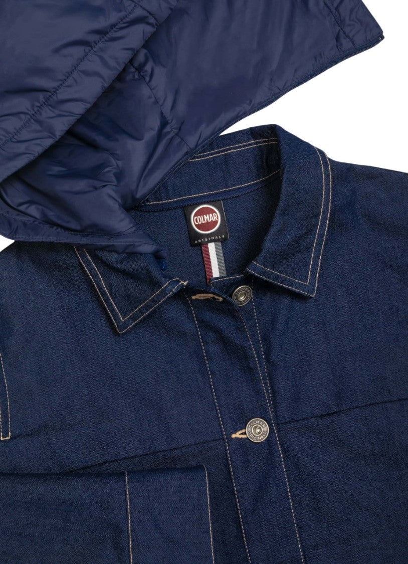 Colmar Slightly Cropped Denim Trucker Jacket