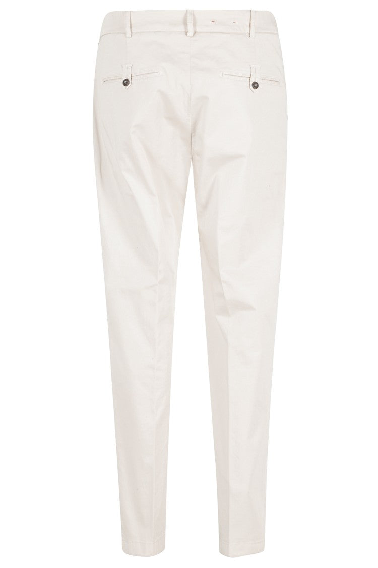 Eleventy Sand Chino Front-Pences Cotton Chino Pants