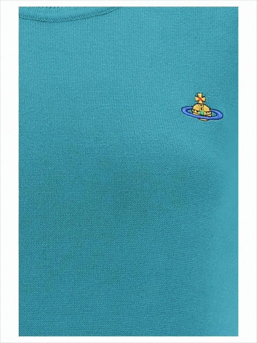 Vivienne Westwood Fitted Short-Sleeved Top With Ribbed Details