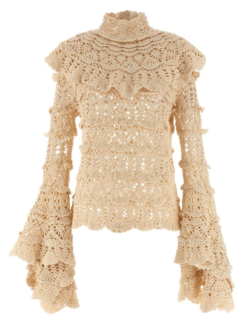 Zimmermann 'Hypnotic Hand Crochet' Sweater