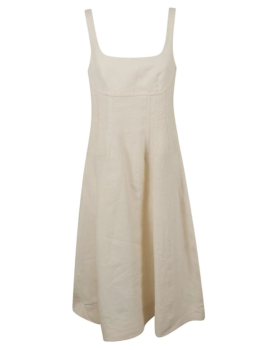 Chloé Fitted Square Neckline Dress