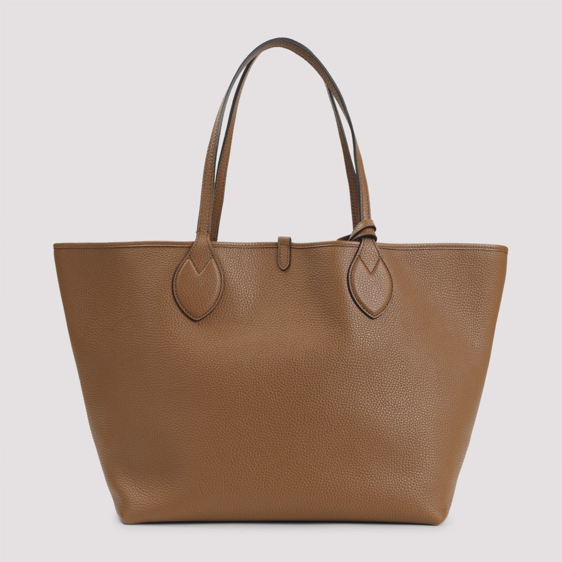 Gucci Nude Grained Leather Shoulder Bag With Textured Finish