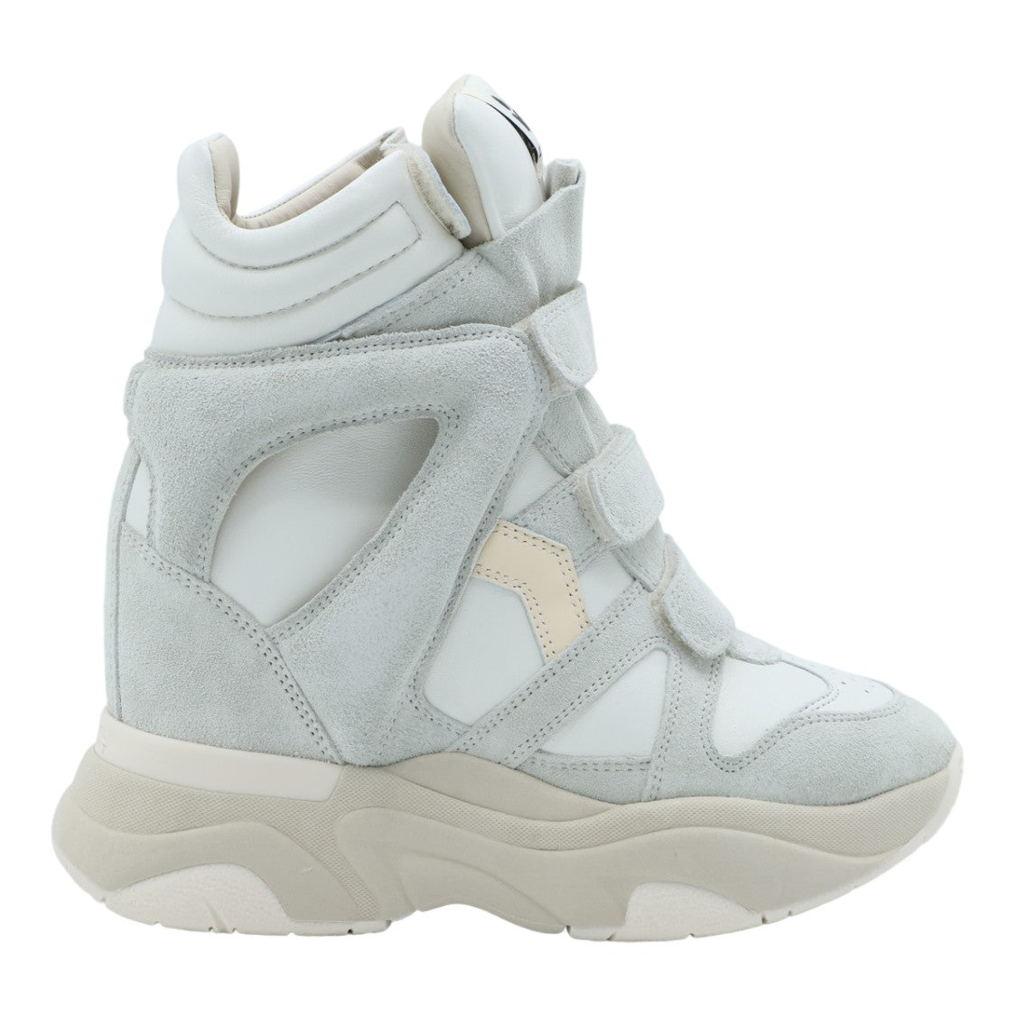 Isabel Marant High-Top Chunky Sole Velcro Sneakers