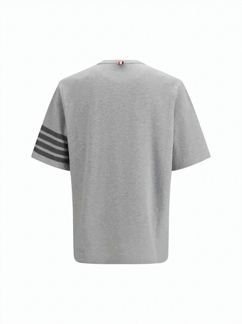 Thom Browne Textured Pique Short-Sleeve Top