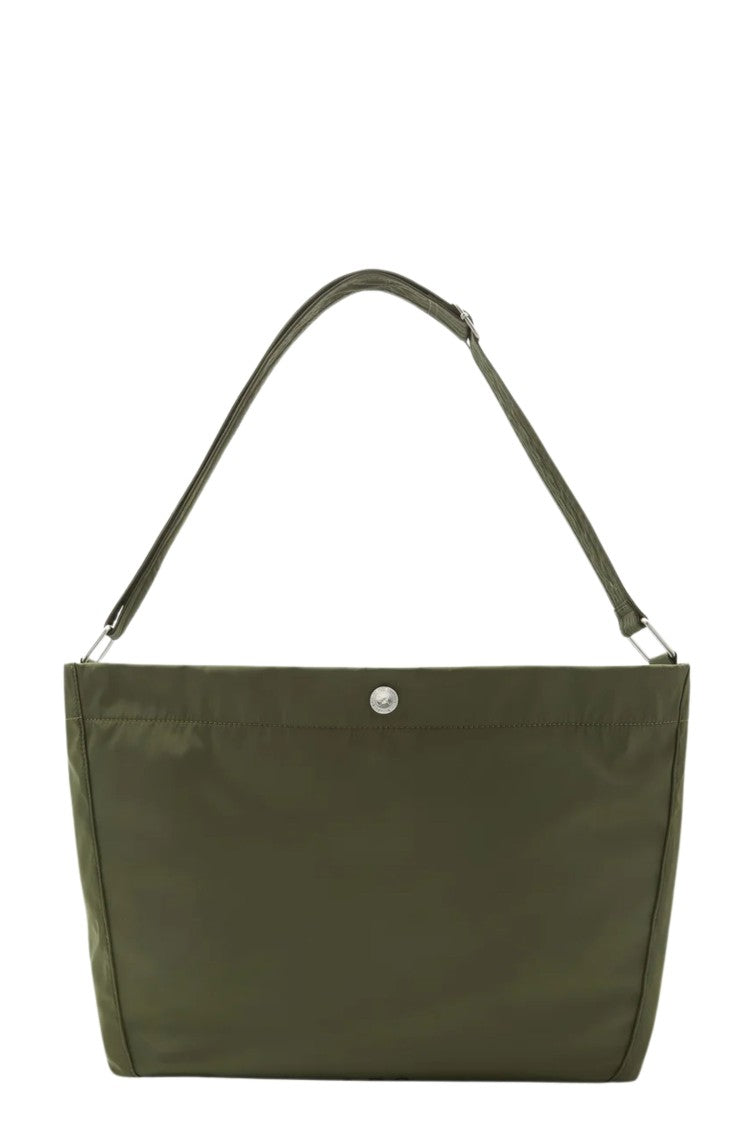 A.P.C. Durable Water-Resistant Khaki Shoulder Bag With Adjustable Strap