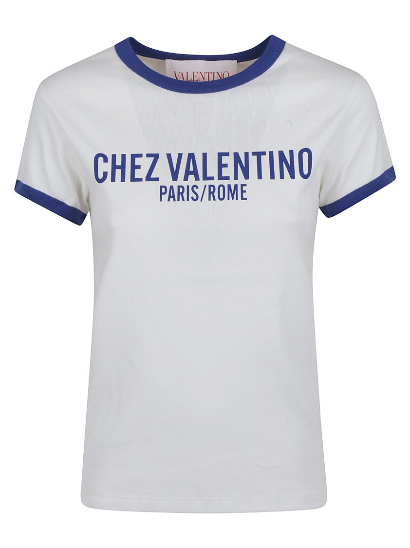 Valentino White T-Shirt Pattern