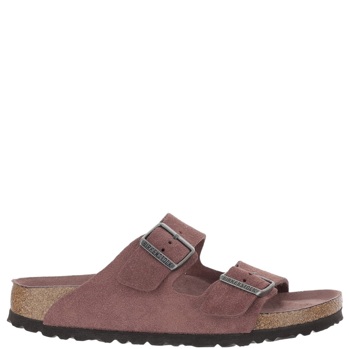 Birkenstock Open-Toe Suede Sandals With Adjustable Straps And Cork Sole