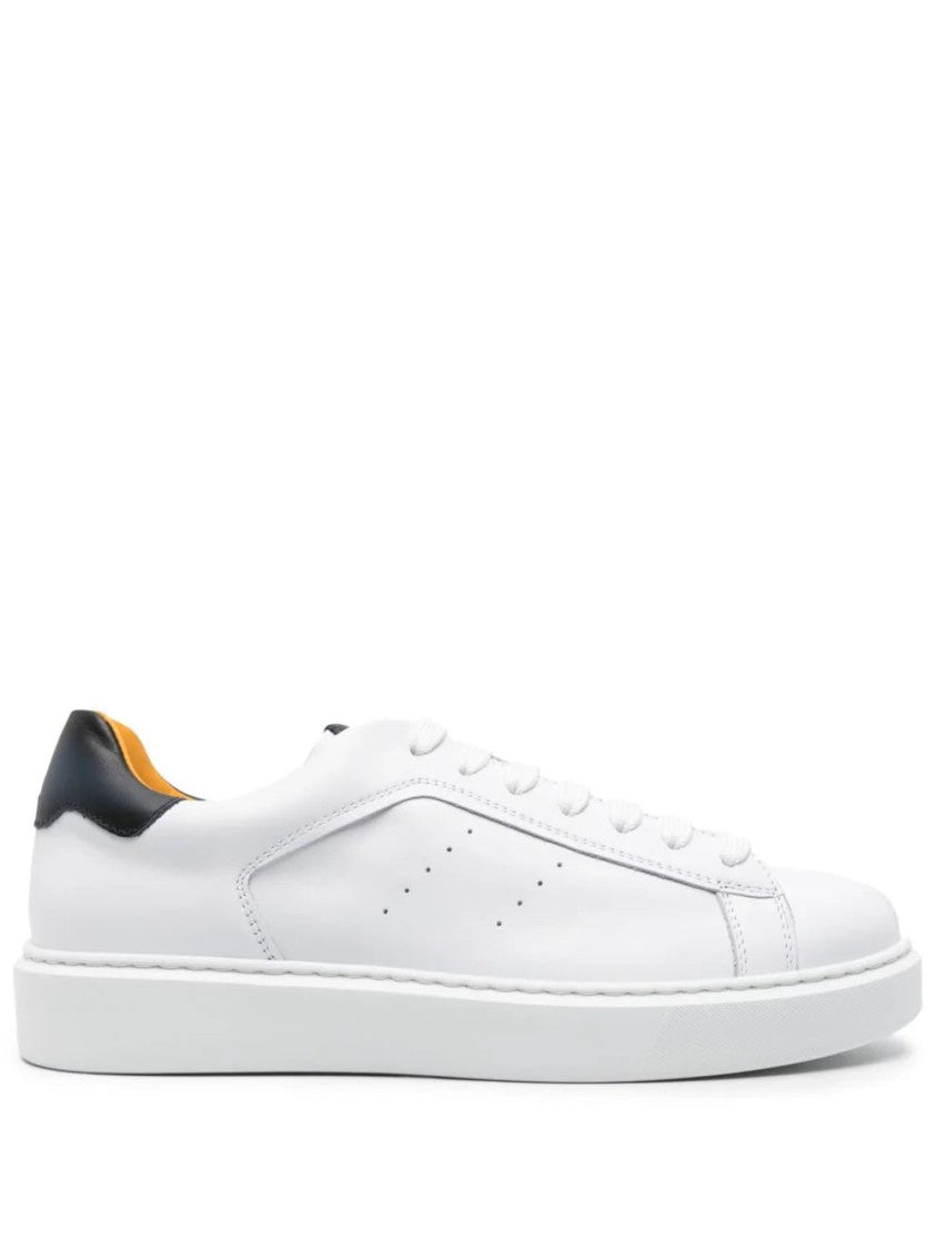 Doucal's Leather Flatform Sneakers