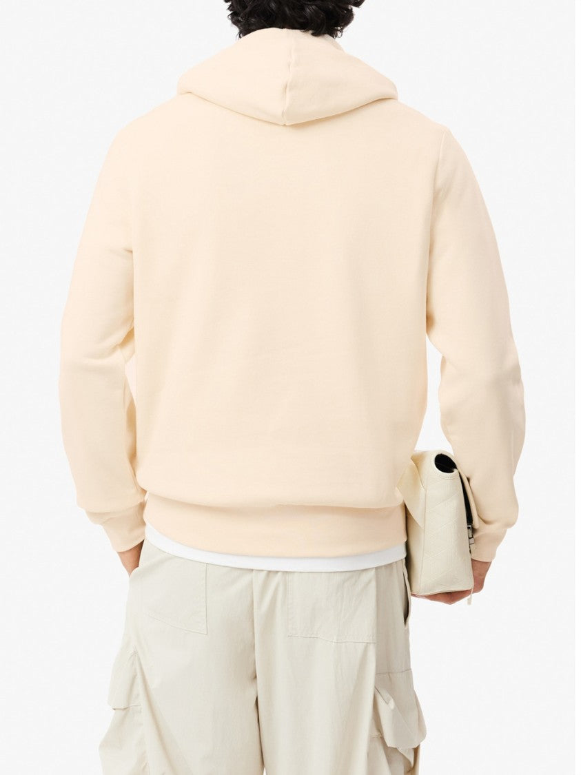 Lacoste Ivory Classic Design Apparel With Smooth Texture